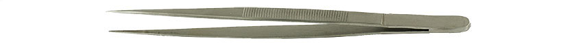 Value-Tec 610.MS robuste Pinzette für industrielle Zwecke, Typ 610, gerade, spitze, geriffelte Spitzen, 150 mm, Edelstahl